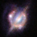 ESO: Imagen de una colisión de dos galaxías